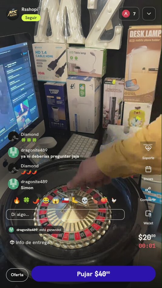 Tiro en ruleta de premios