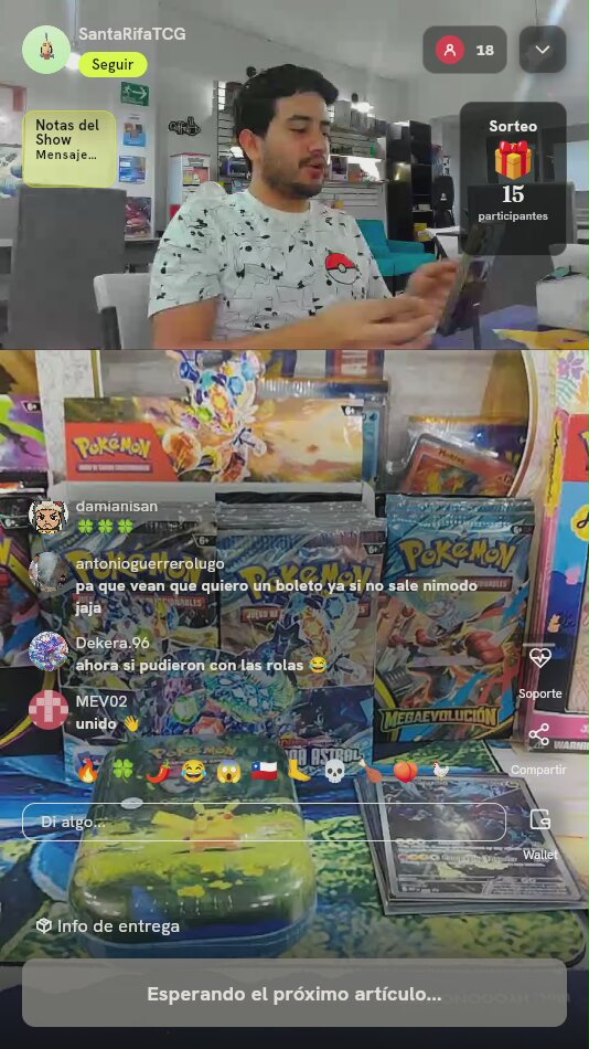 Cartas y Sobres Pokémon TCG