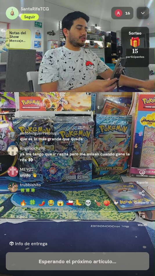 Sobres de Cartas Pokémon TCG