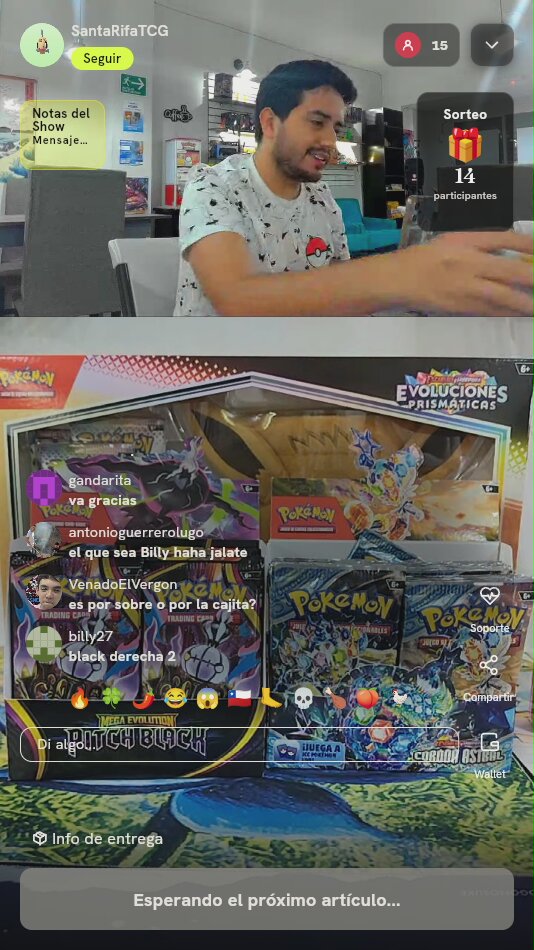 Colección de Cajas y Sobres Pokémon TCG