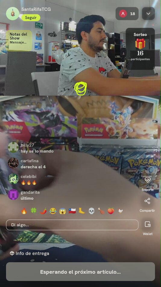 Paquetes de Sobres Pokémon TCG