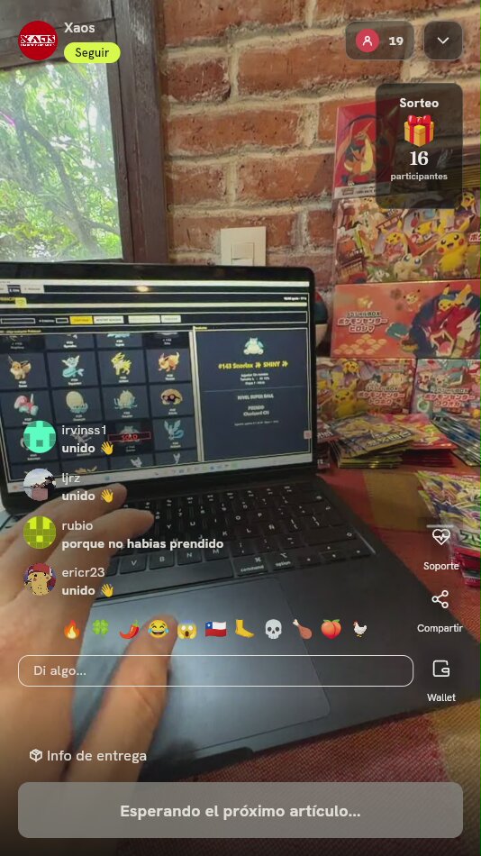 Sobres de Cartas Pokémon