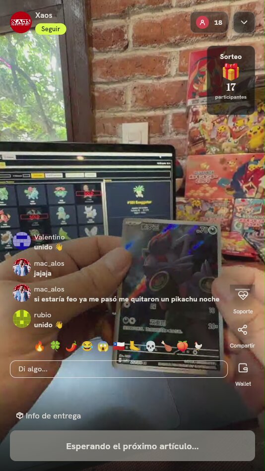 Sobre de Cartas Pokémon TCG