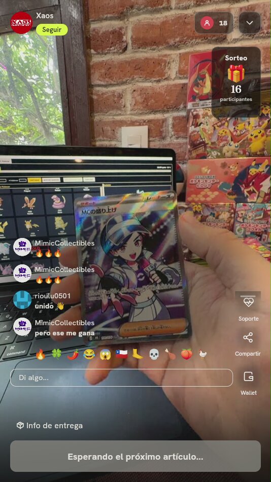 Carta Pokémon MC's Hype Up SR Japonesa