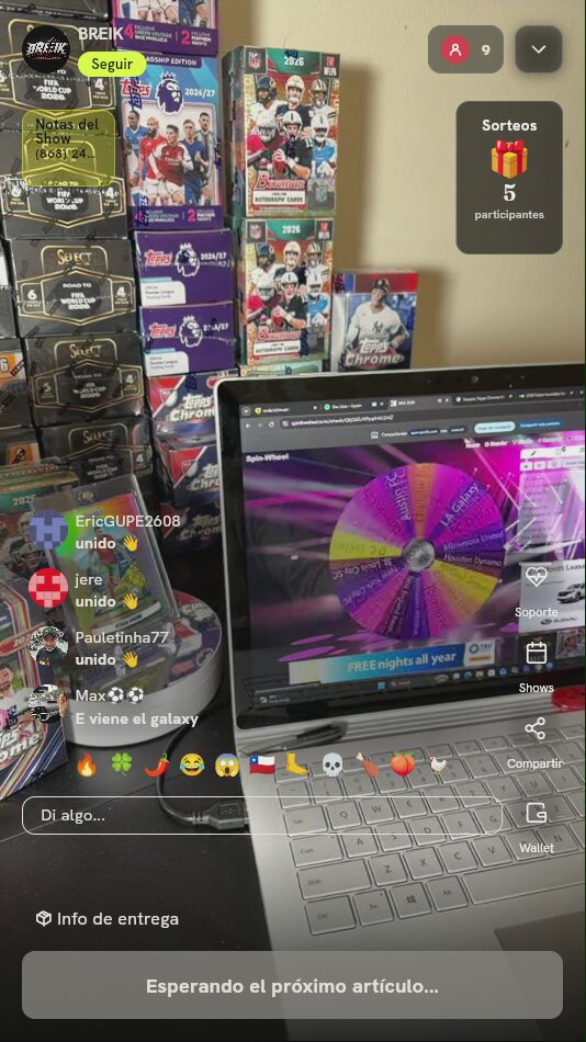 Spot para break Topps MLS
