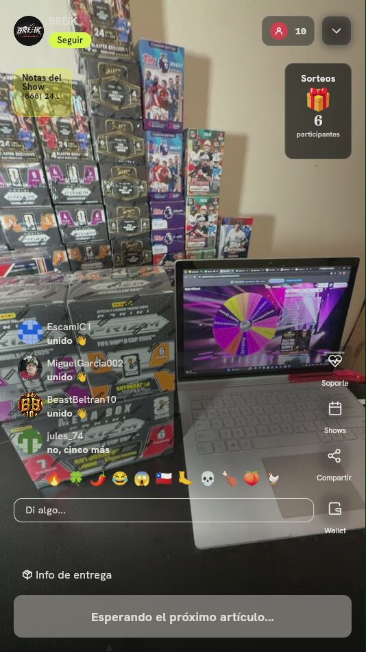 Tiros de ruleta para break