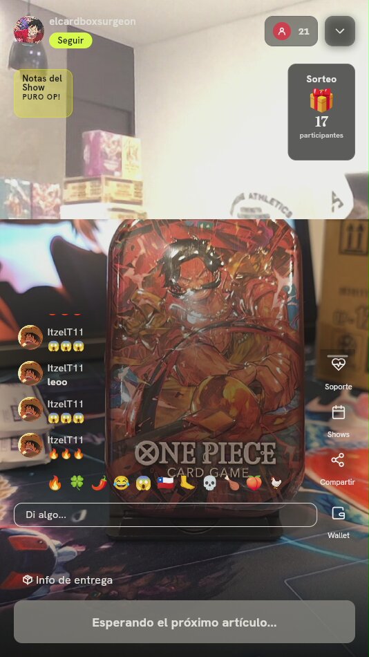Lata Coleccionable One Piece Portgas D. Ace