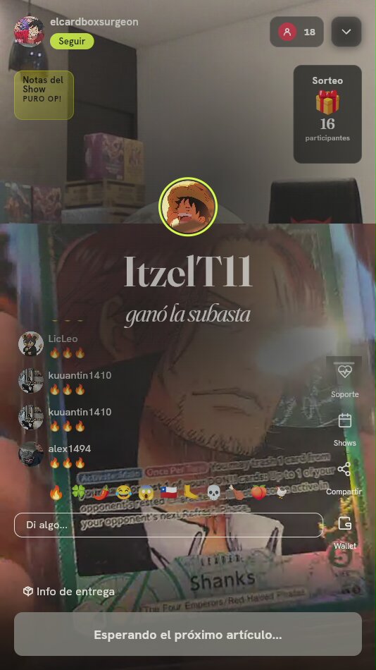 Shanks OP17-020 Leader Alternate Art