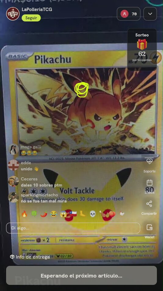 Carta Pokémon Pikachu 023/128