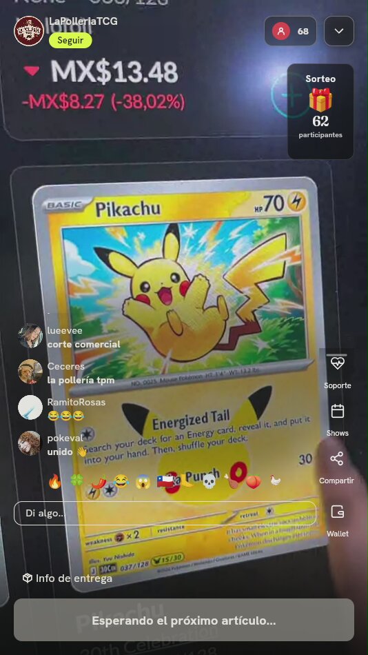 Pikachu 037/128 Pokémon TCG