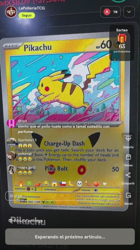 Pikachu 042/128 30th Celebration
