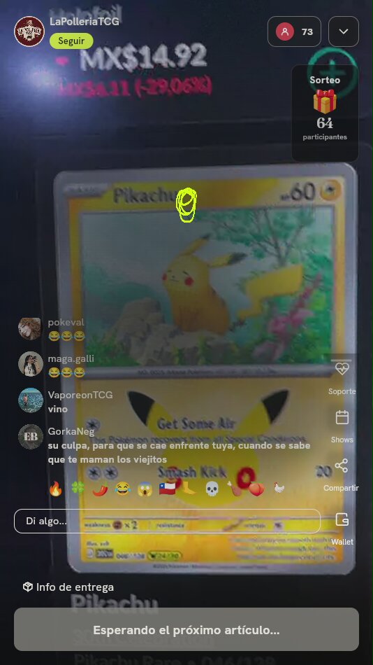 Carta Pokémon Pikachu 046/128
