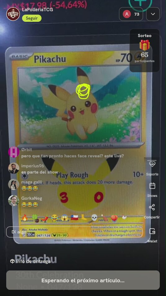 Pikachu 047/128 30th Celebration