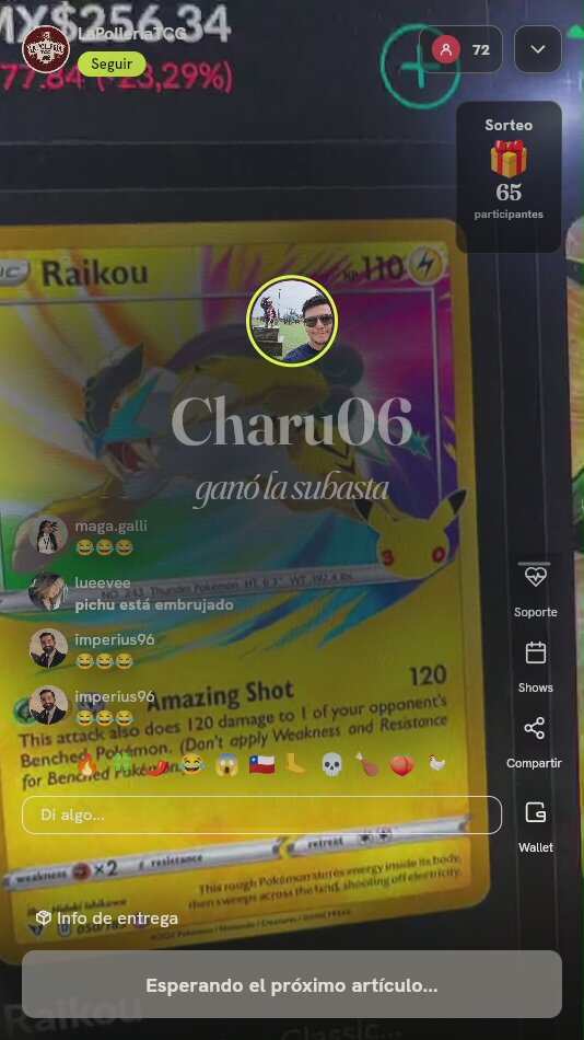 Raikou Amazing Rare Vivid Voltage