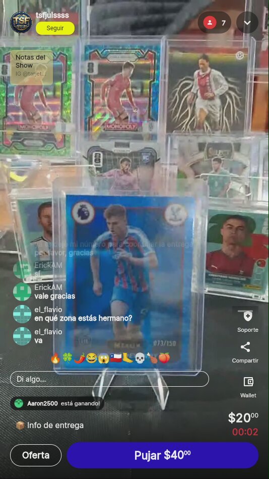 Artículo vendido
