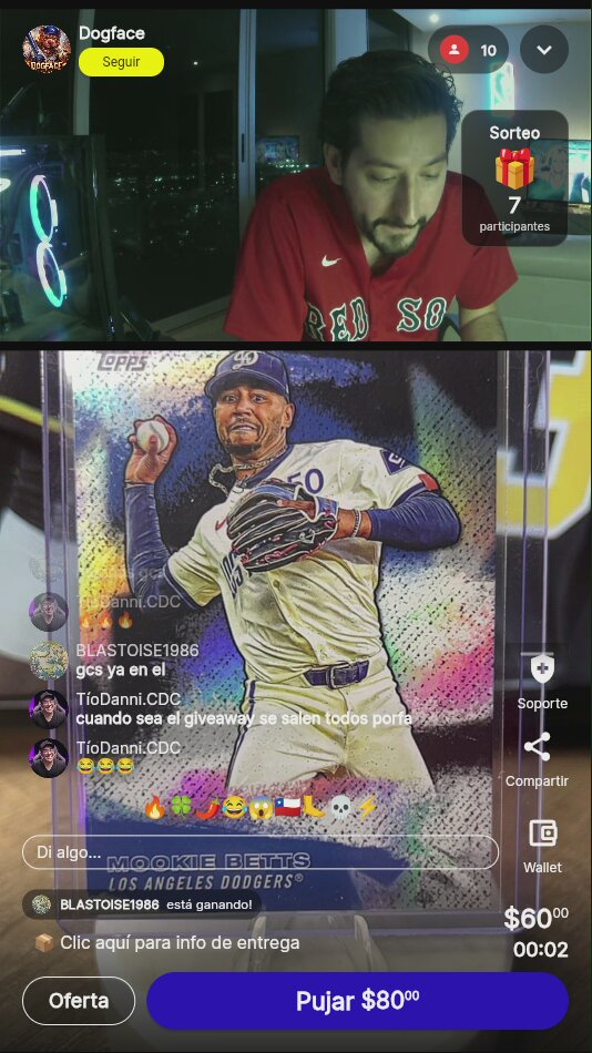 Mookie Betts Topps Dodgers Card