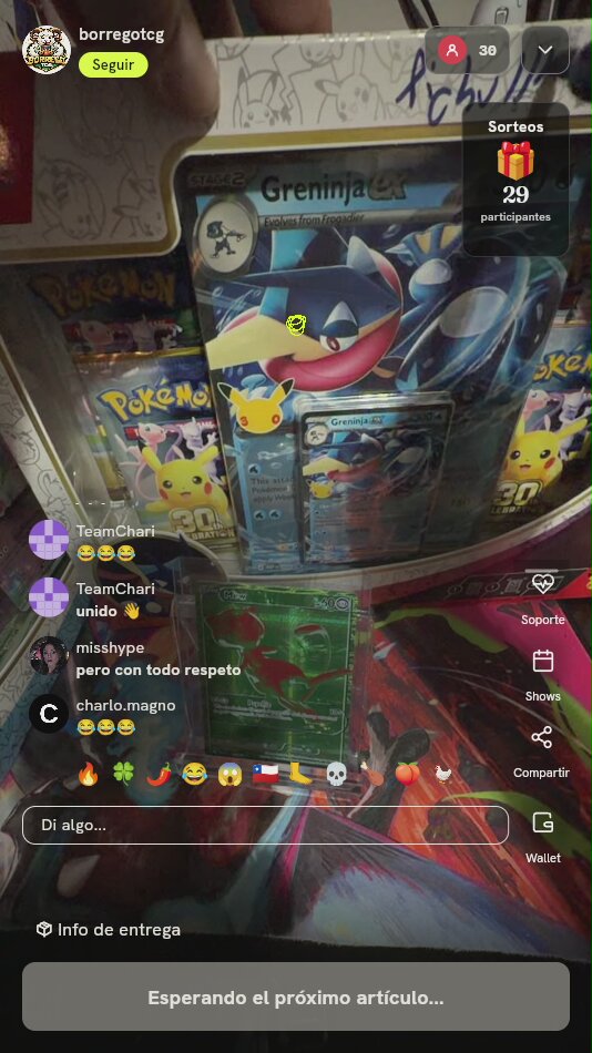 Caja Pokémon Greninja ex 30th Celebration