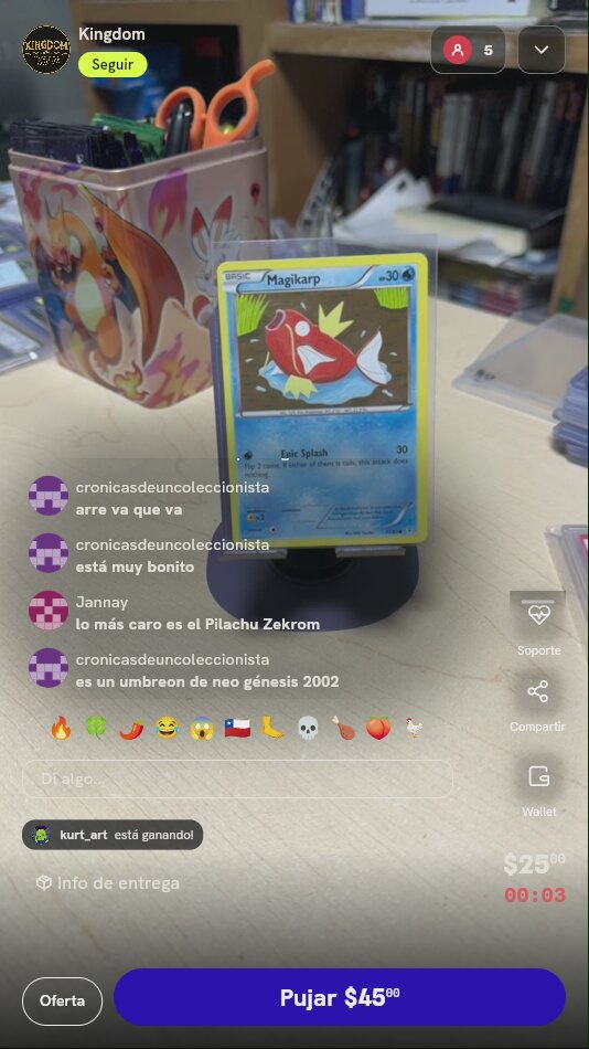 Carta Pokémon Magikarp TCG