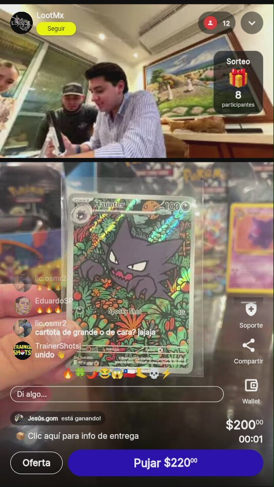 Carta Pokémon Haunter Illustration Rare