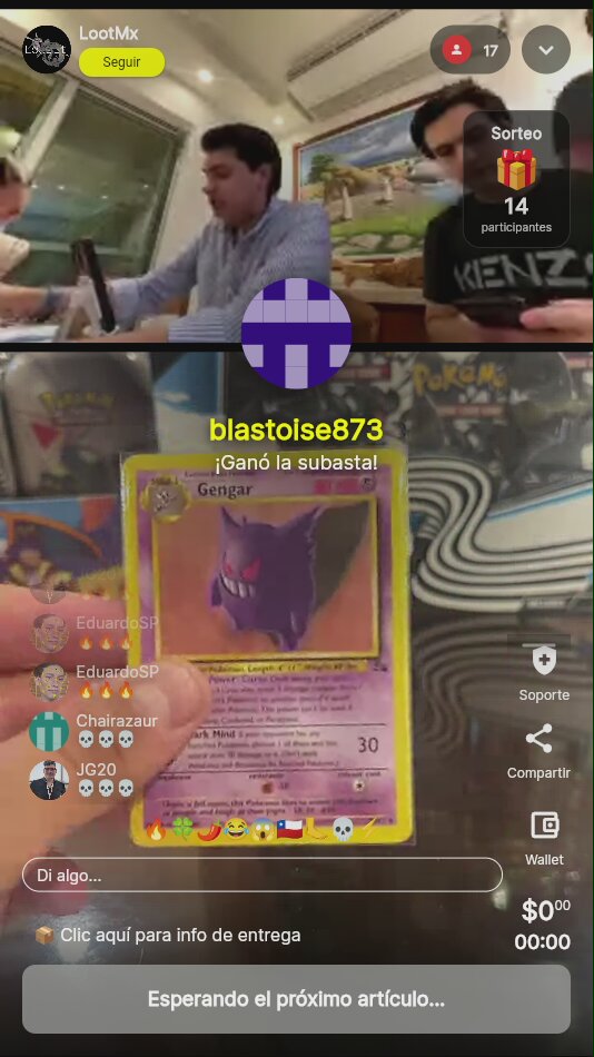 Gengar Fossil Holo #5