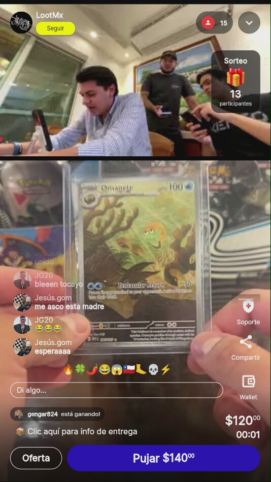 Omanyte Pokémon TCG