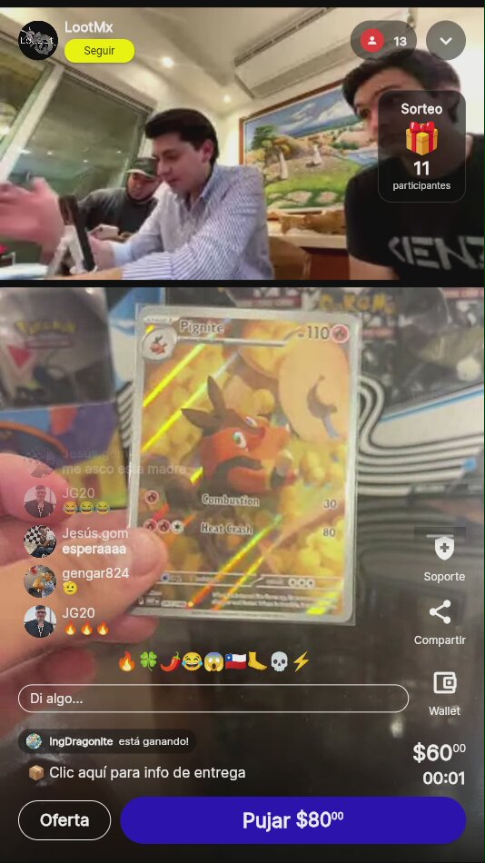 Pignite Illustration Rare White Flare