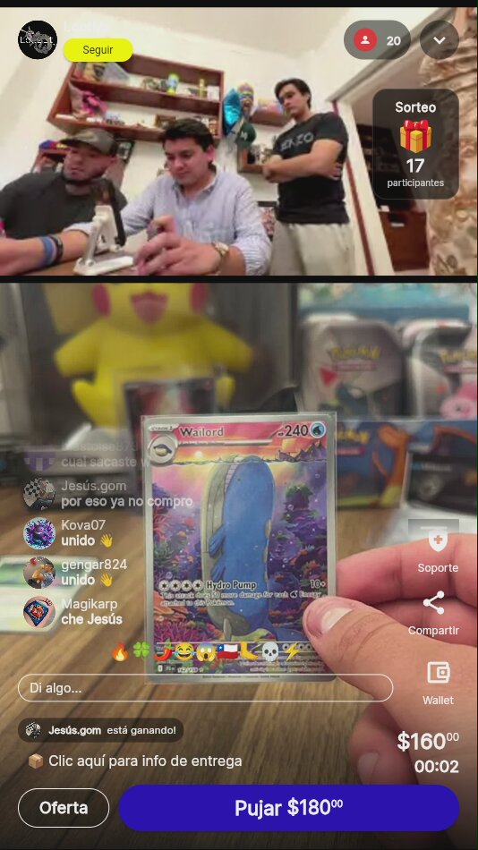 Carta Pokémon Wailord Journey Together