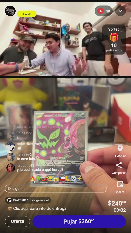 Pokémon Spidops ex Scarlet & Violet