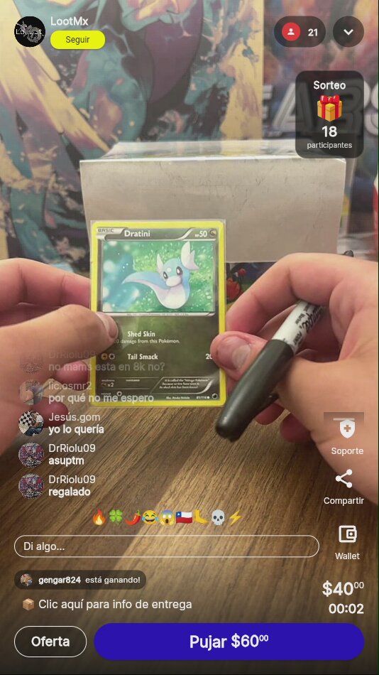 Carta Pokémon Dratini