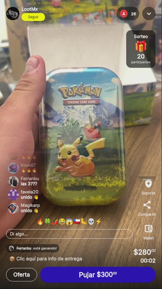 Pokémon Ascended Heroes Pikachu Mini Tin