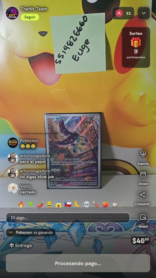 Carta Pokémon Mawile V
