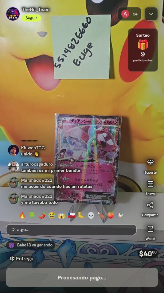 Carta Pokémon Diancie EX Japonesa