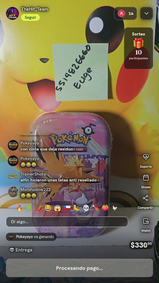 Lata Mini Tin Pokémon Zapdos