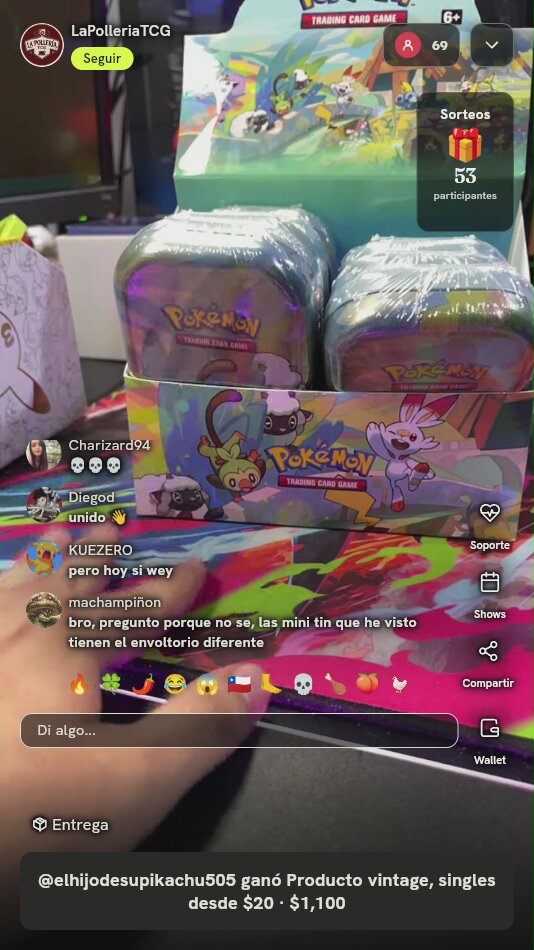 Display Pokémon Galar Pals Mini Tins
