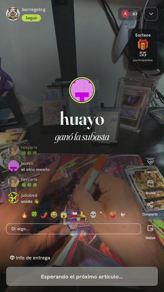 Carta Mewtwo ex Pokémon
