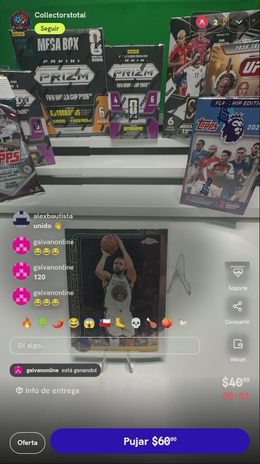 Carta Topps Chrome Stephen Curry