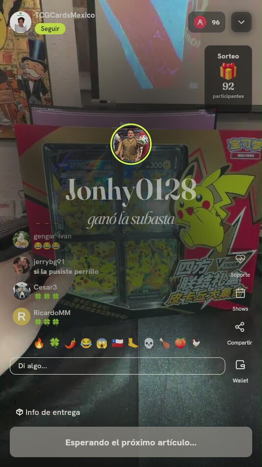 Caja Pikachu V-UNION Chino Simplificado