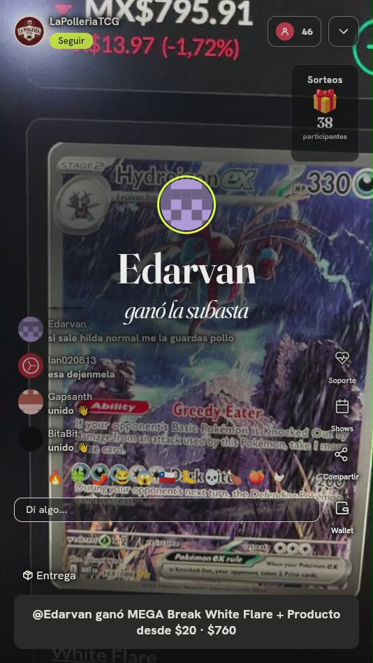 Hydreigon ex 169/086 White Flare