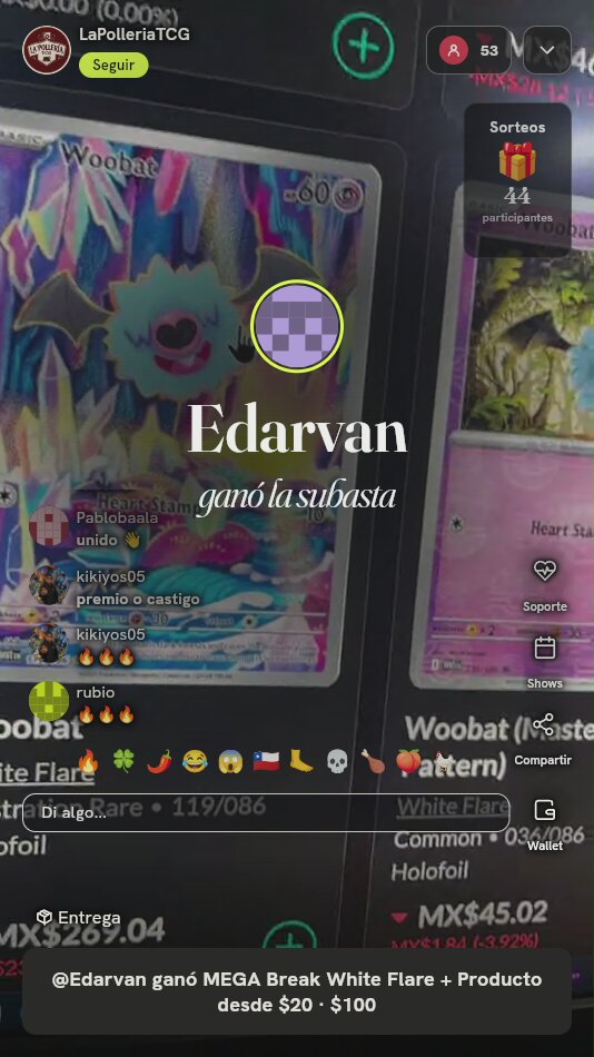 Woobat White Flare 119/086
