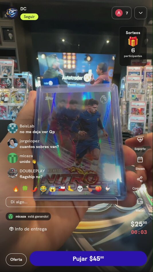Carta Topps Pedro Neto Nitro Boost