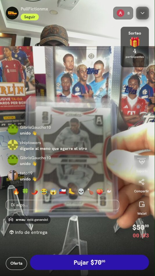 Carta Panini Prizm Jude Bellingham Aces