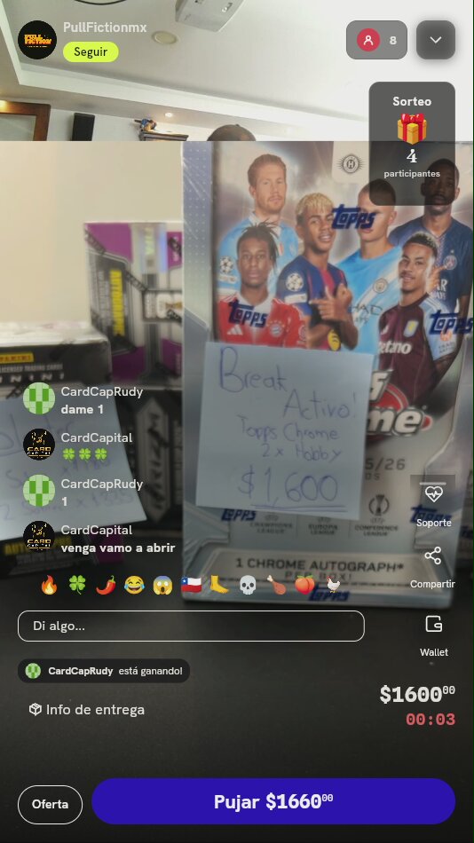 Spot de Break Topps Chrome UEFA
