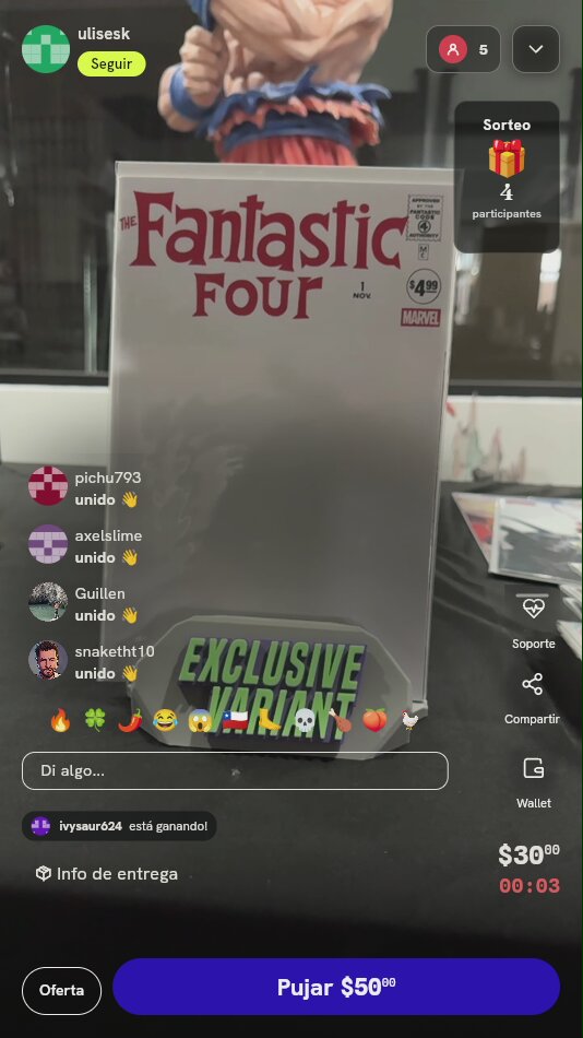 Cómic Fantastic Four #1 Blank Cover