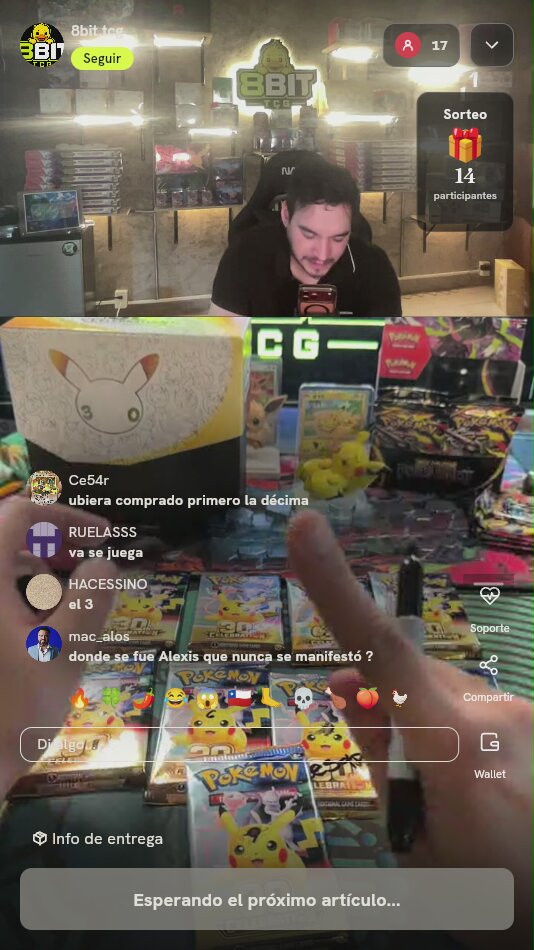 Lote Sobres Pokémon Celebrations 25th