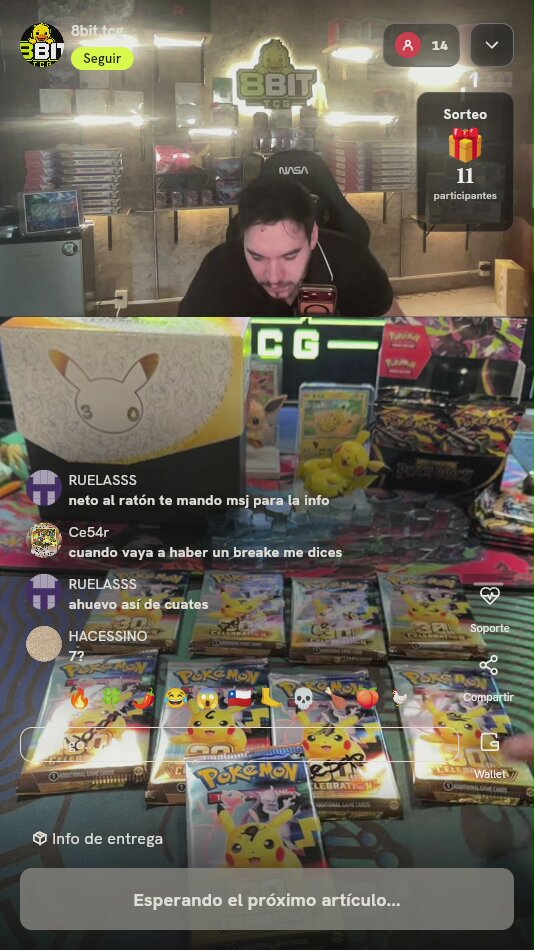 Lote Sobres Pokémon TCG Celebrations