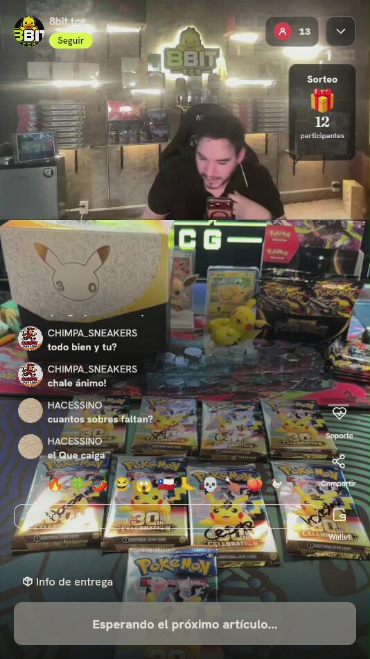 Lote de Sobres Pokémon Celebrations