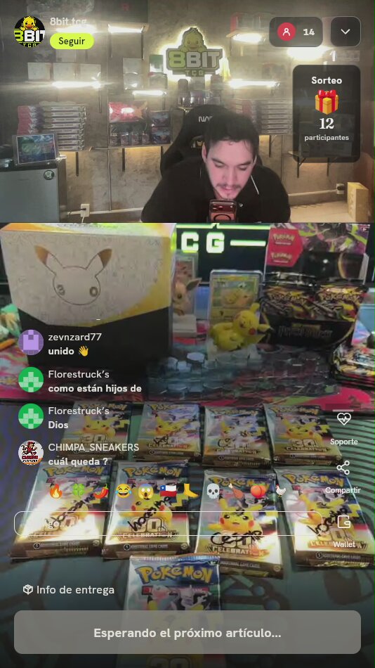 Lote Sobres Pokémon TCG Celebrations