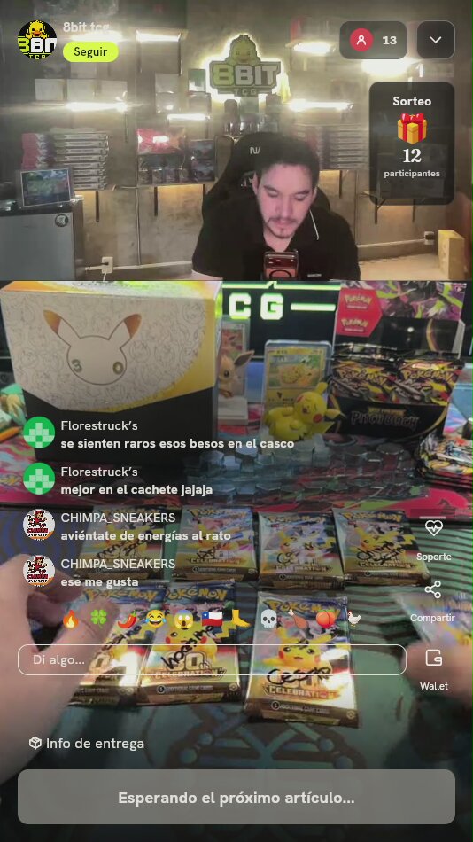 Lote Sobres Pokémon Celebrations