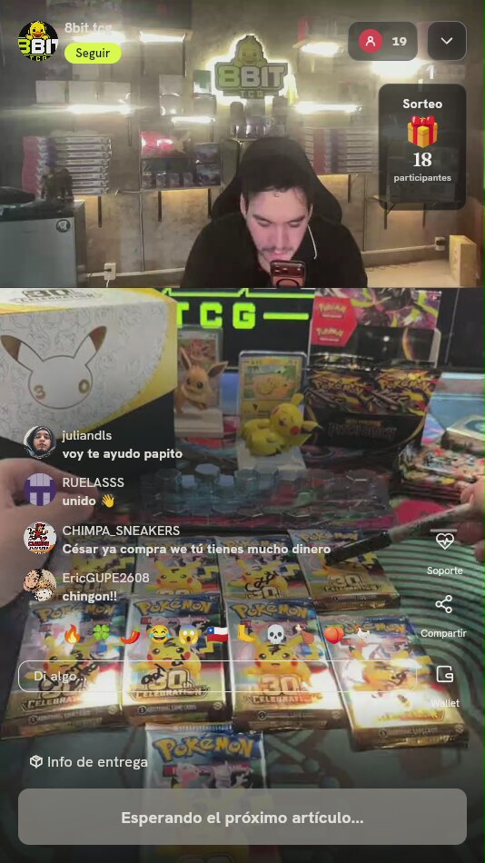 Lote Sobres Pokémon Celebrations 25th