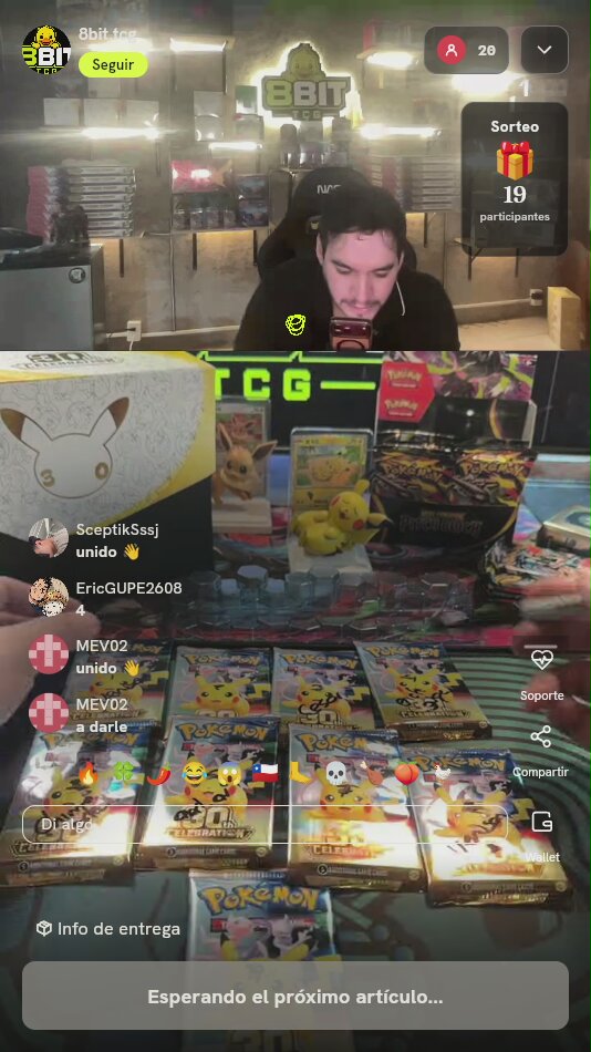 Lote Sobres Pokémon TCG Celebrations